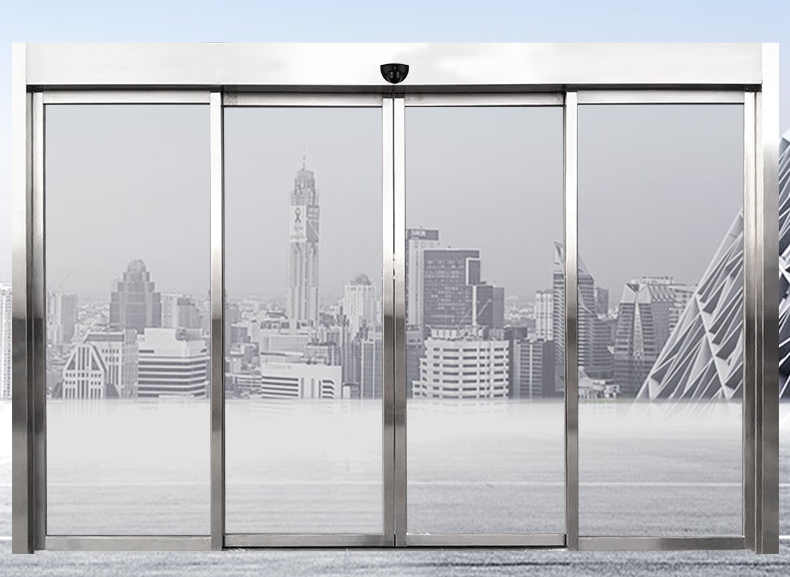 自动感应玻璃门