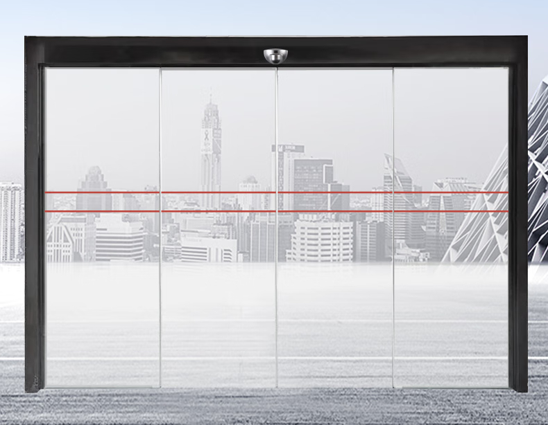 自动感应玻璃门