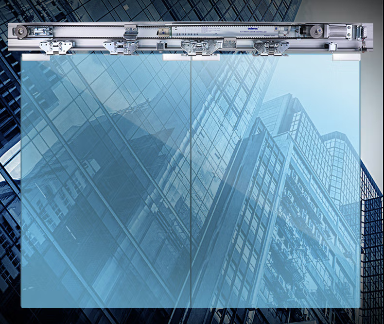 自动感应玻璃门